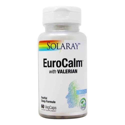 slide 1 of 1, Solaray Valerian Eurocalm, 60 ct