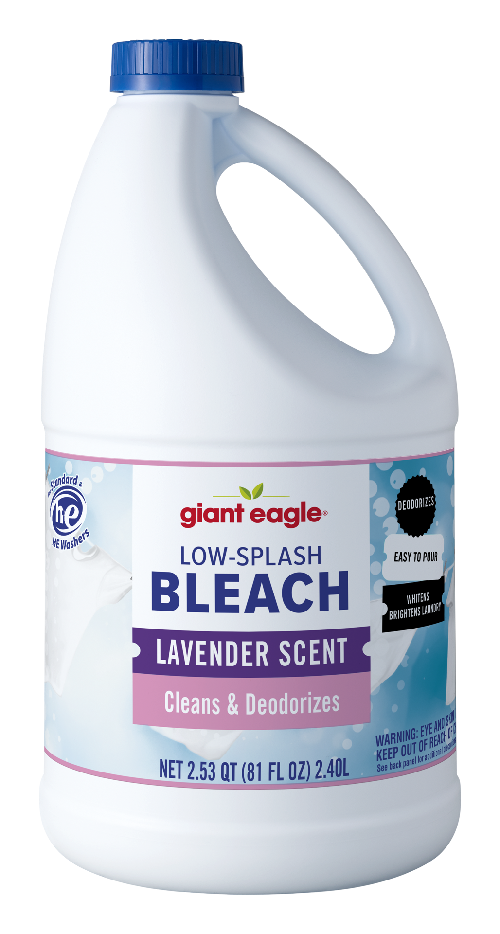 slide 1 of 1, GE Low Splash Bleach Lavender, 81 oz