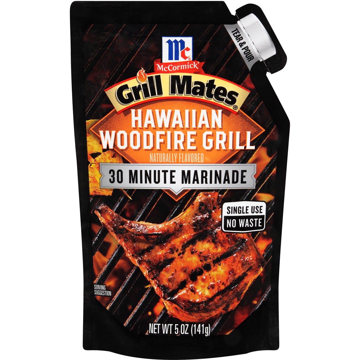 slide 7 of 11, McCormick Grill Mates Hawaiian Woodfire Grill 30 Minute Marinade, 5 oz, 5 oz