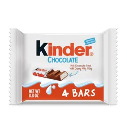 Kinder Chocolate Milk Chocolate Bar With Creamy Milky Filling Easter Basket Stuffers