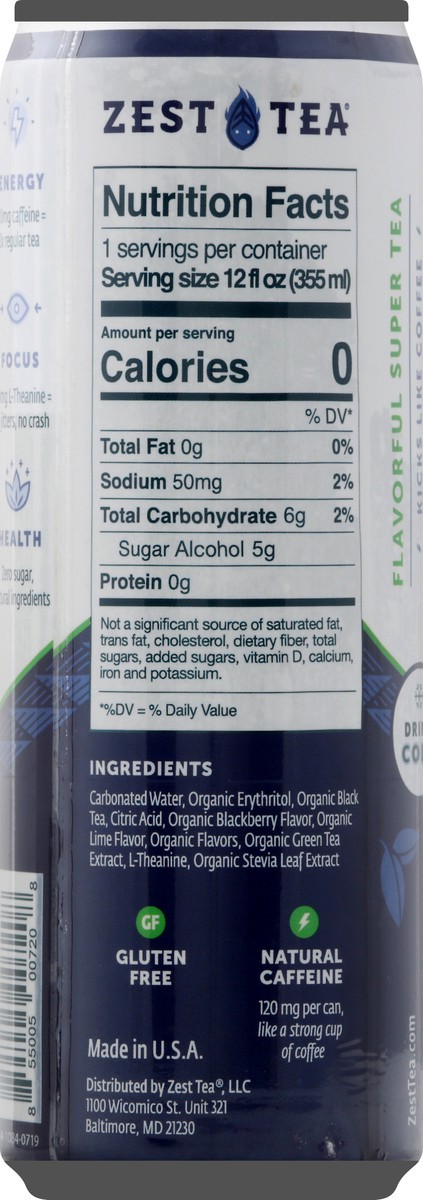 slide 5 of 10, Zest Tea Black Tea - 12 oz, 12 oz