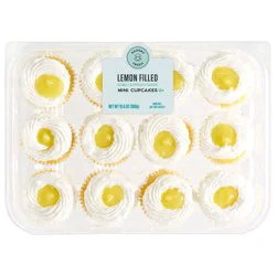 Bakery Fresh Goodness Lemon Filled Mini Cupcakes