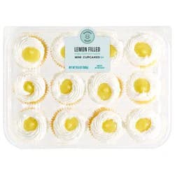 Bakery Fresh Goodness Lemon Filled Mini Cupcakes