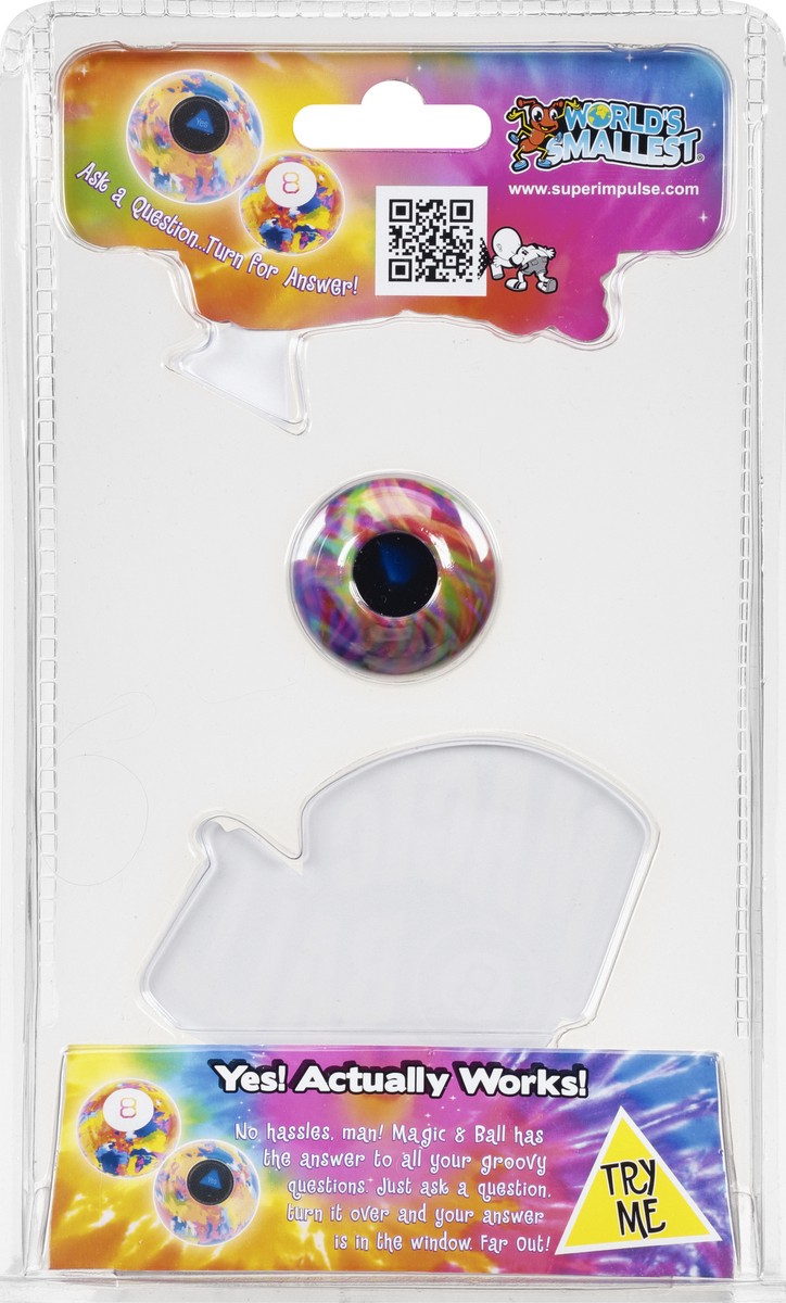 slide 10 of 11, World's Smallest Age Grade 8+ Tie-Dye Magic 8 Ball 1 ea, 1 ct