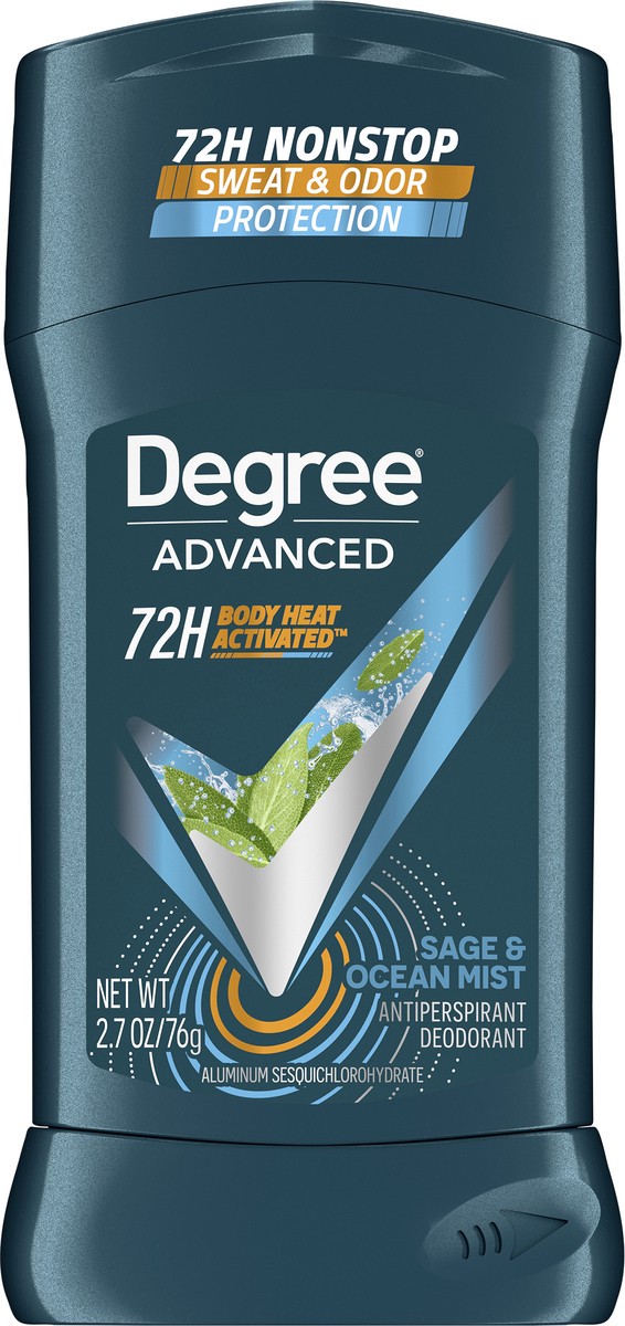 slide 5 of 9, Degree Men Sage & Ocean Mist Antiperspirant Deodorant, 2.7 oz