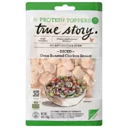 True Story Diced Oven Roasted Chicken Breast 6 oz