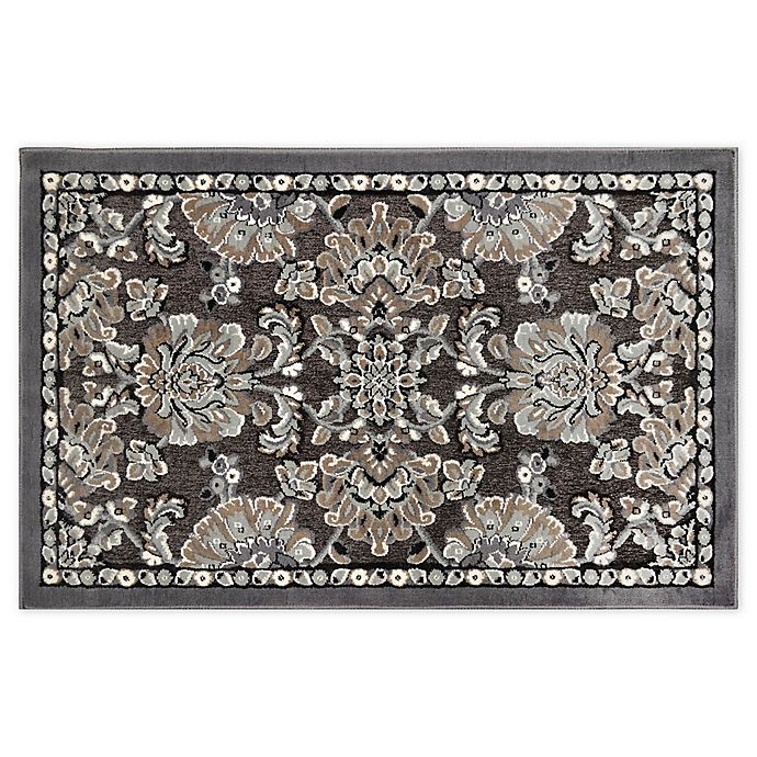 slide 1 of 4, Home Dynamix Maplewood Washable Accent Rug - Grey, 2 ft 3 in x 3 ft 7 in