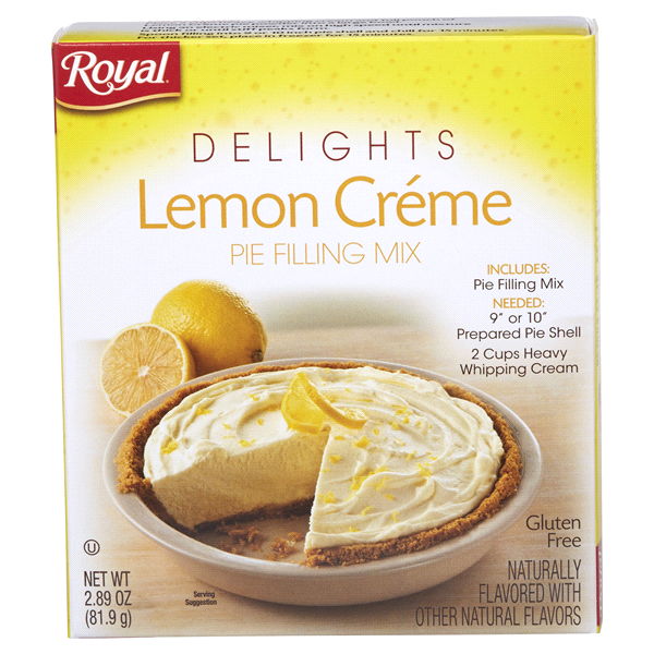 slide 1 of 1, Royal Delights Lemon Creme Pie Filling Mix, 2.9 oz