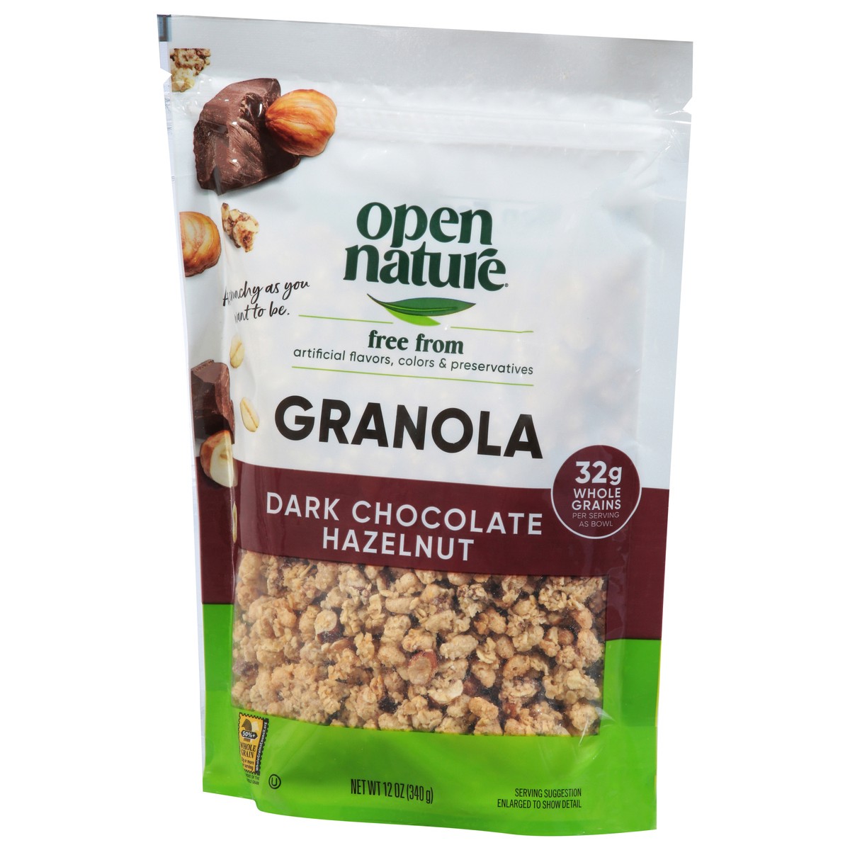 slide 3 of 9, Open Nature Granola Dark Chocolate Hazelnut Heaven, 12 oz