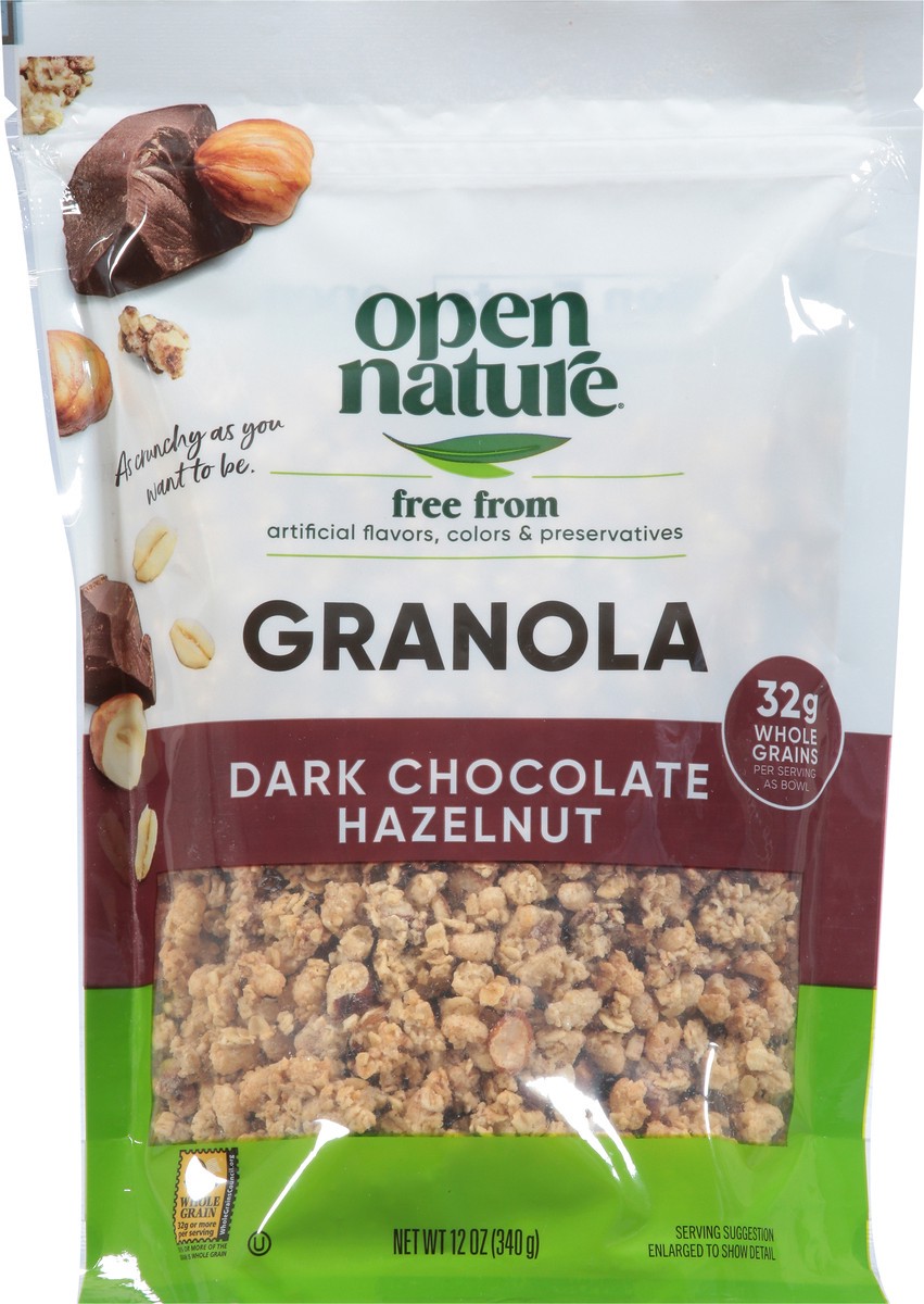 slide 9 of 9, Open Nature Granola Dark Chocolate Hazelnut Heaven, 12 oz