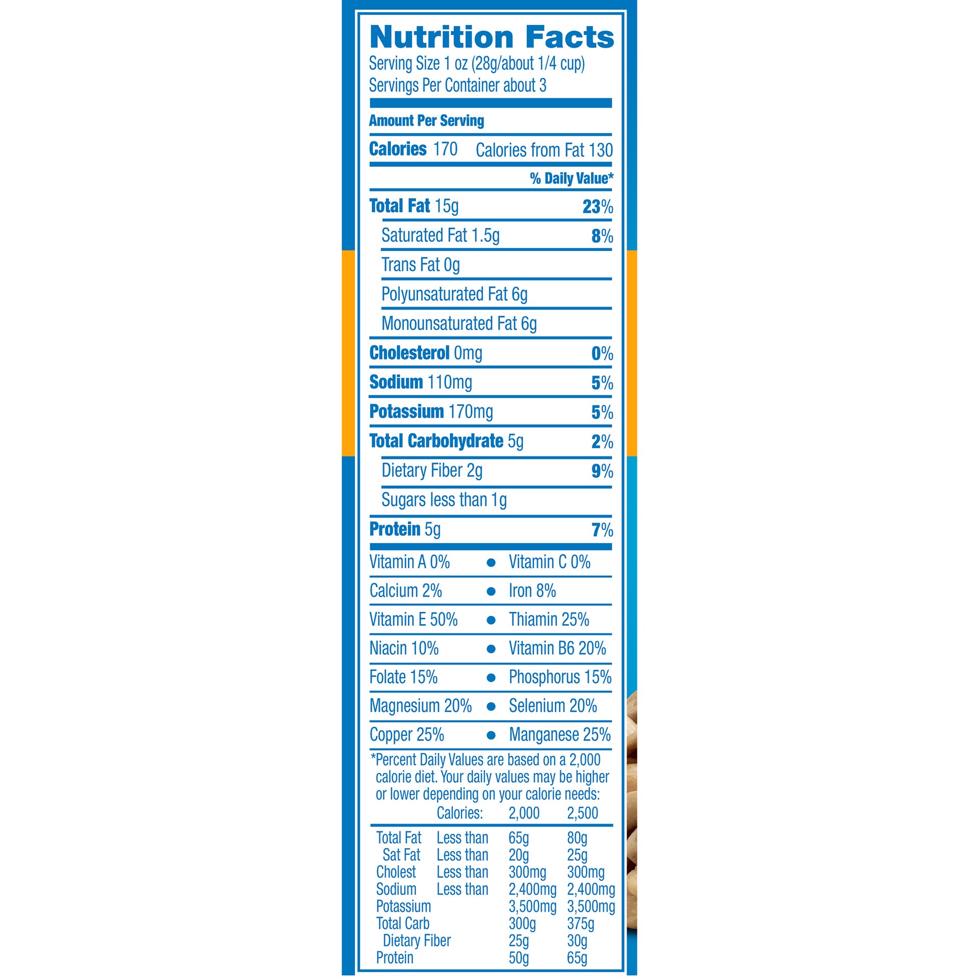 slide 4 of 5, Planters Snack Nuts Tube, 3 oz