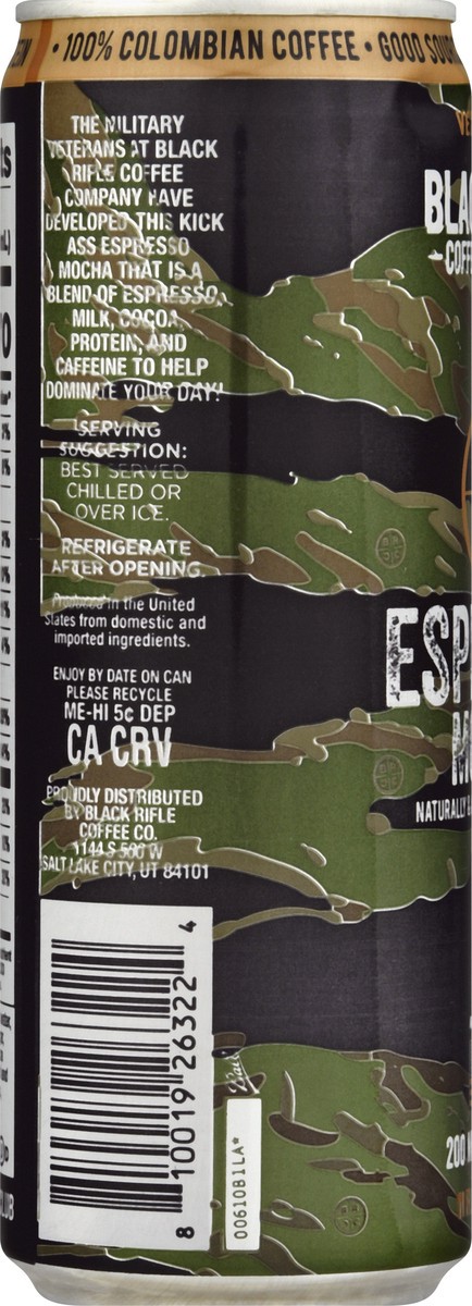 slide 4 of 13, Black Rifle Espresso Mocha Coffee - 11 oz, 11 oz
