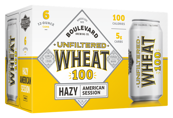 slide 1 of 1, Boulevard Brewing Co Unfiltered Wheat 100 6 Pack Cans, 12 oz