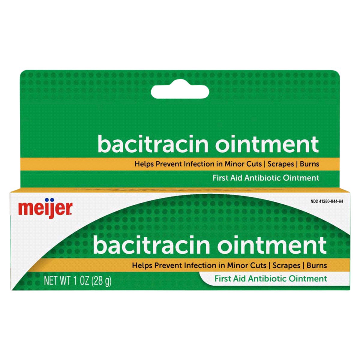 slide 1 of 25, Meijer Bacitracin Ointment, First Aid Antibiotic Ointment, 1 oz