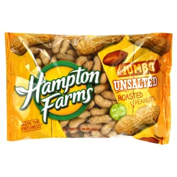 Hampton Farms Peanuts Jumbo Unsalted Roasted Peanuts