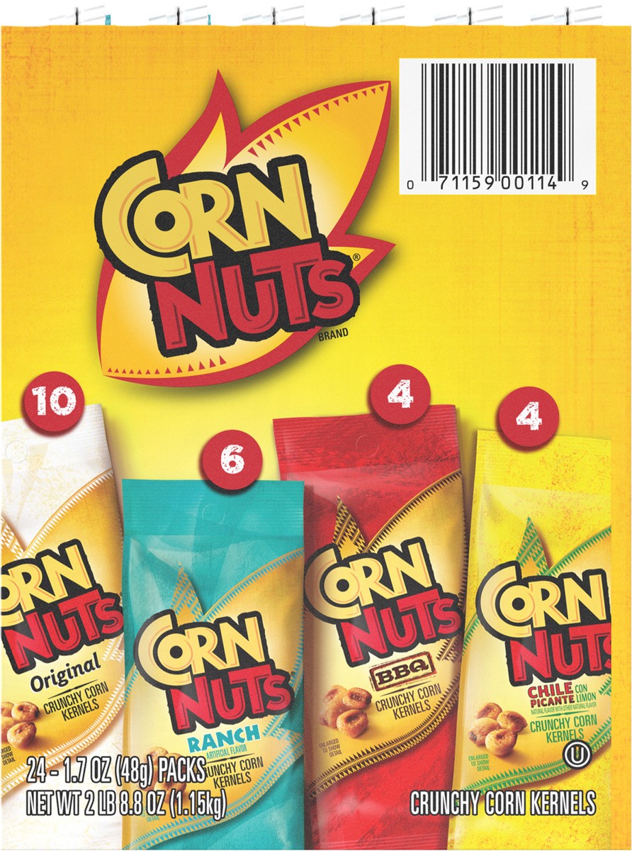 slide 4 of 11, Corn Nuts All Flavors Corn Kernels 24 - 1.7 oz Packs, 24 ct