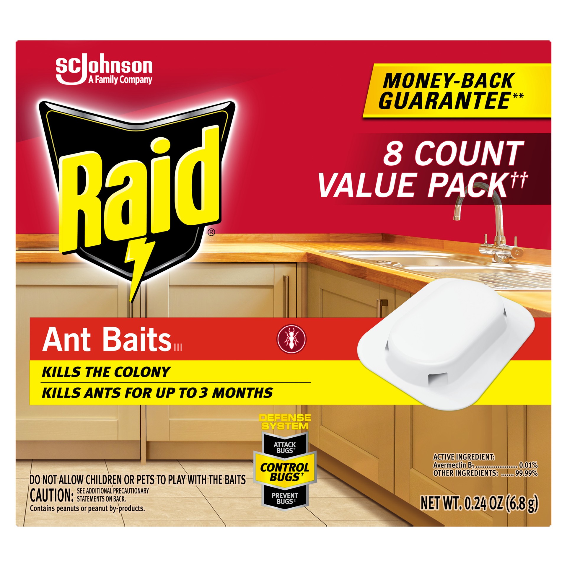 slide 1 of 7, Raid Ant Baits III, 0.24 oz