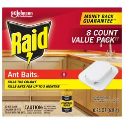 Raid Ant Baits Indoor Ant Killer, 8 Baits, 0.24 oz Total