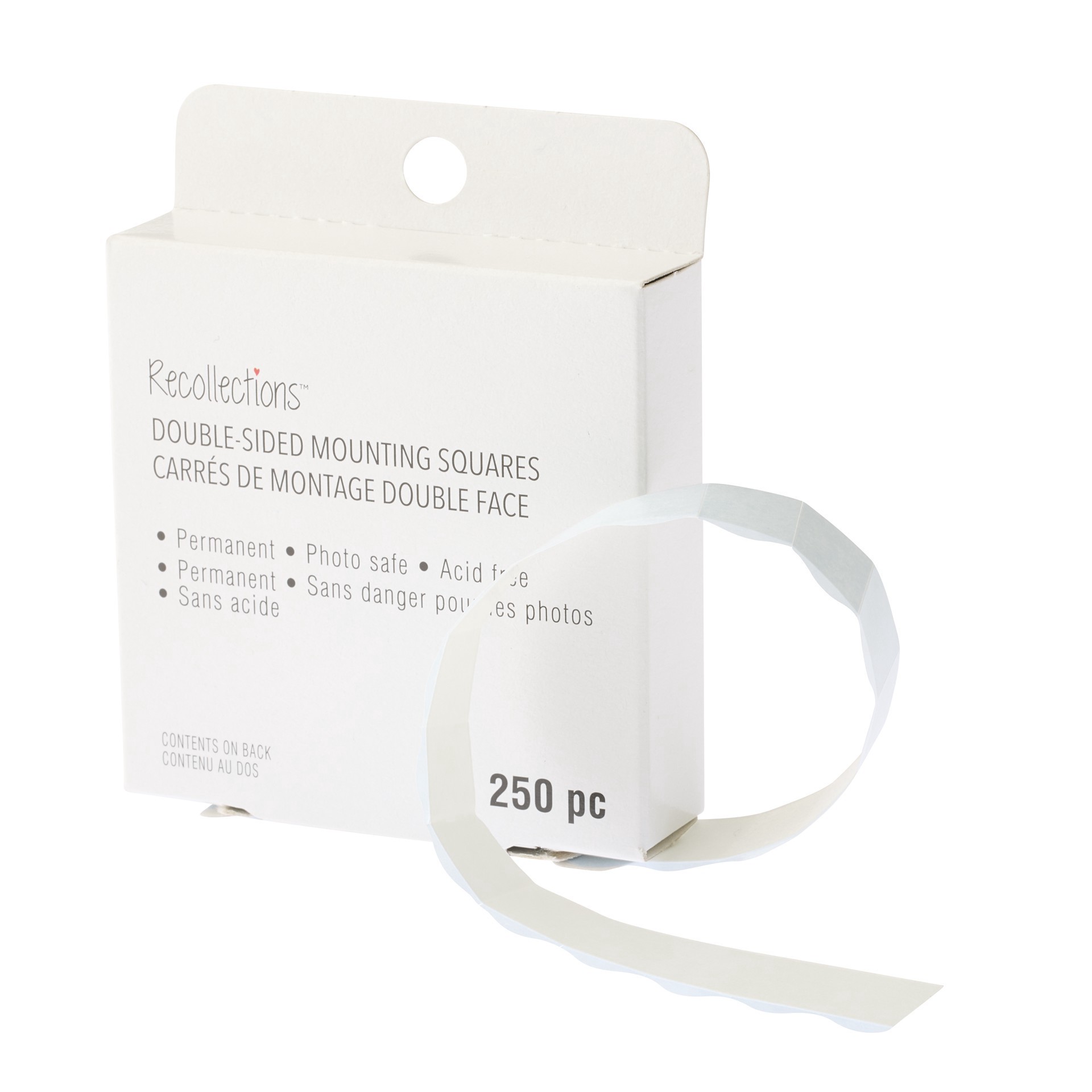 slide 3 of 3, Recollections Double-Sided Mounting Squares, Permanent, 1 ct