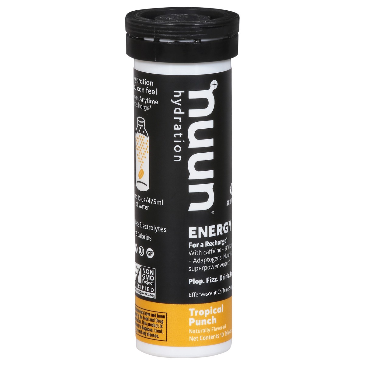 slide 2 of 9, Nuun Hydration Tropical Punch Energy 10 Tablets, 