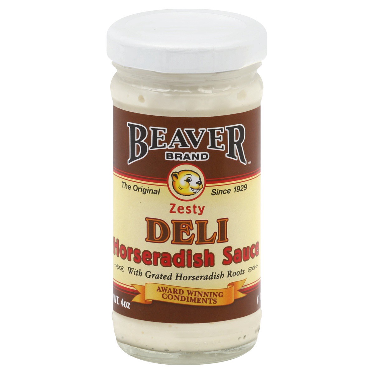 slide 1 of 2, Beaver Horseradish Sauce, 4 oz