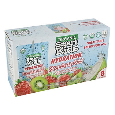 slide 1 of 1, Smart Kids Organic Hydration Strawberry Kiwi - 8 ct, 8 ct