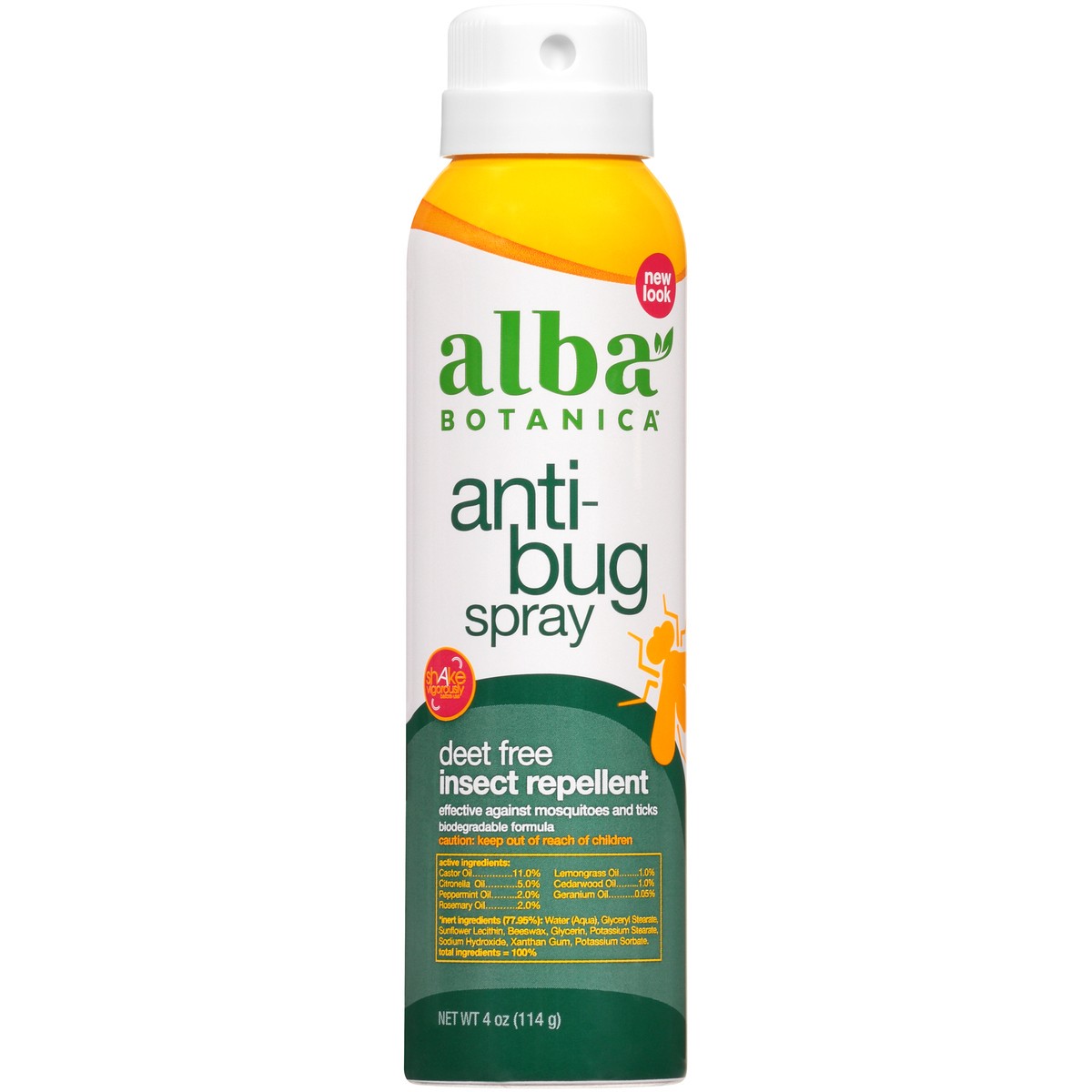 slide 1 of 11, Alba Botanica Deet-free Insect Repellent Anti-bug Spray, 4 oz