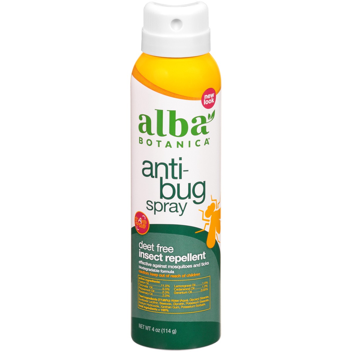 slide 1 of 11, Alba Botanica Deet-free Insect Repellent Anti-bug Spray, 4 oz