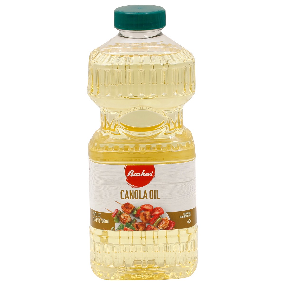 slide 15 of 15, Bashas Canola Oil, 24 oz