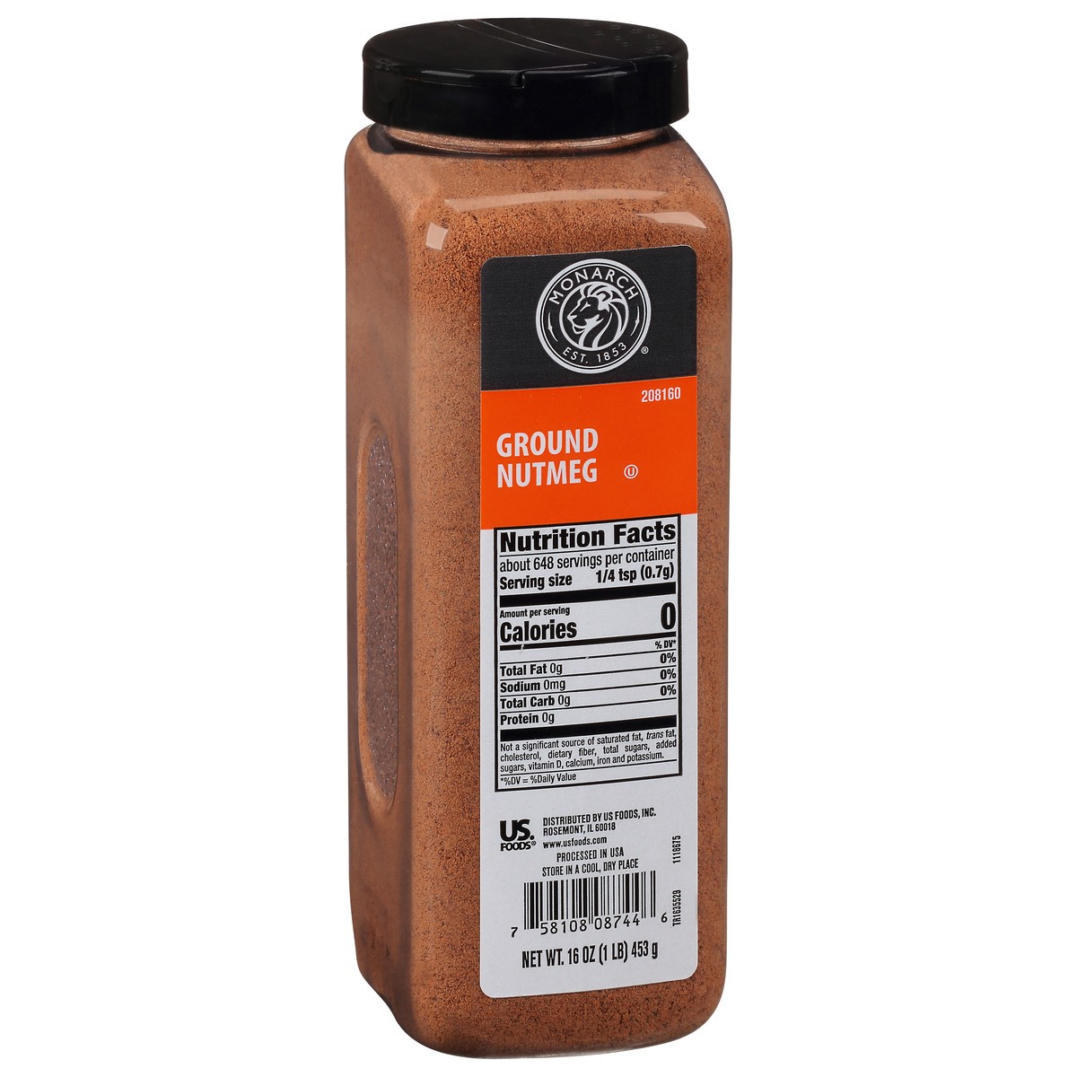 slide 4 of 9, Monarch Ground Nutmeg, 16 oz