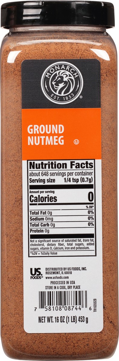 slide 8 of 9, Monarch Ground Nutmeg, 16 oz