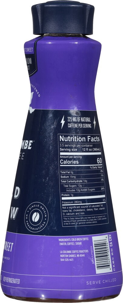 slide 3 of 3, La Colombe Little Bit Sweet Co- 42 oz, 42 oz