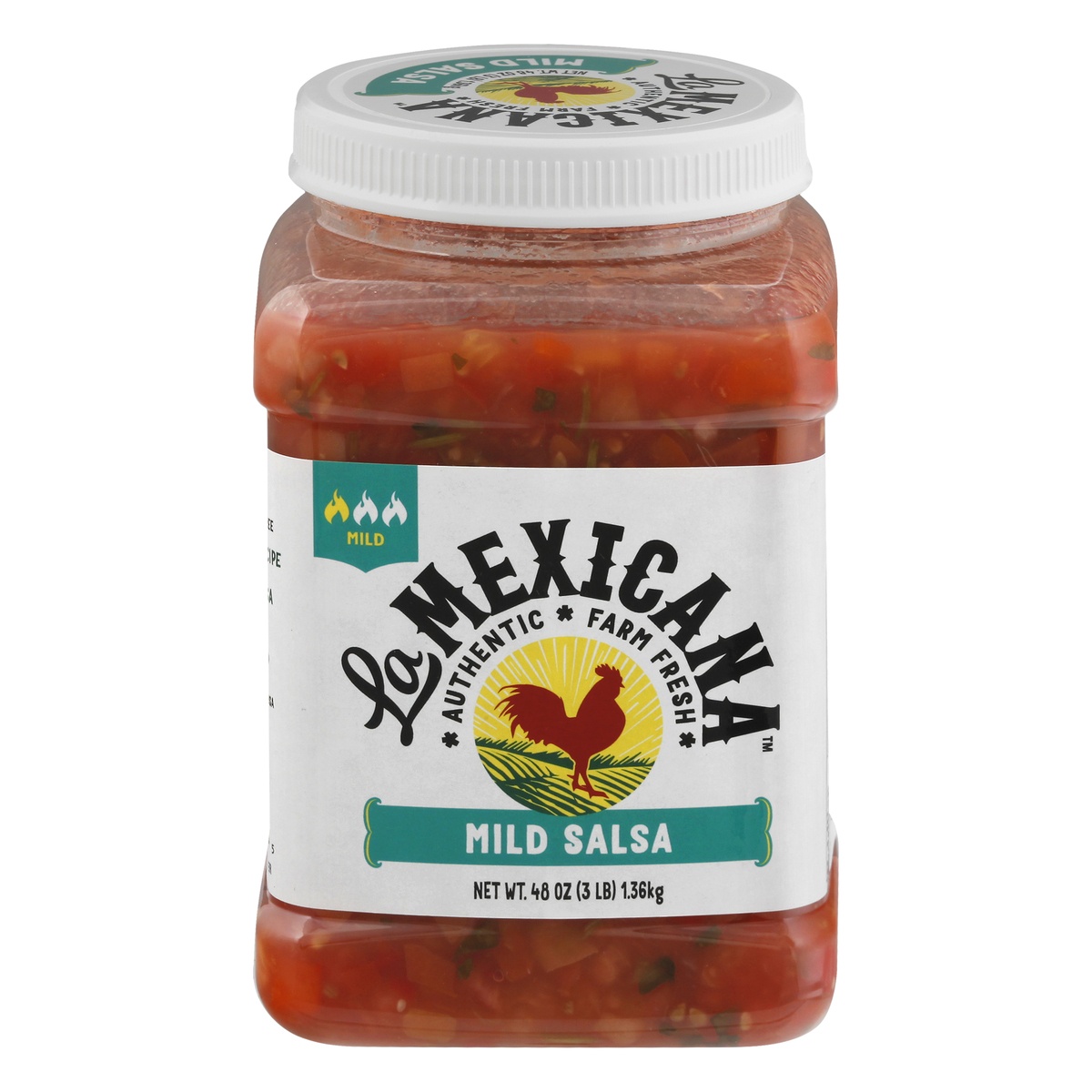 slide 1 of 1, La Mexicana Mild Salsa 48 oz, 