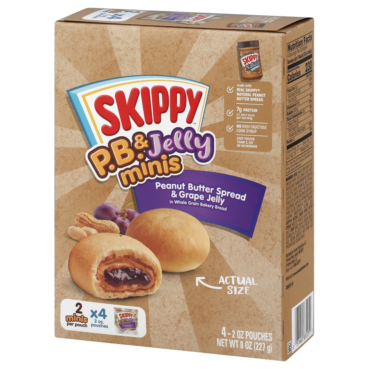 slide 9 of 13, Skippy PB & Jelly 4 ea, 4 ct