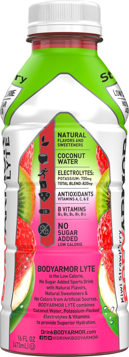 slide 5 of 6, Bodyarmor Kiwi Straw Lyte - 16 oz, 16 oz