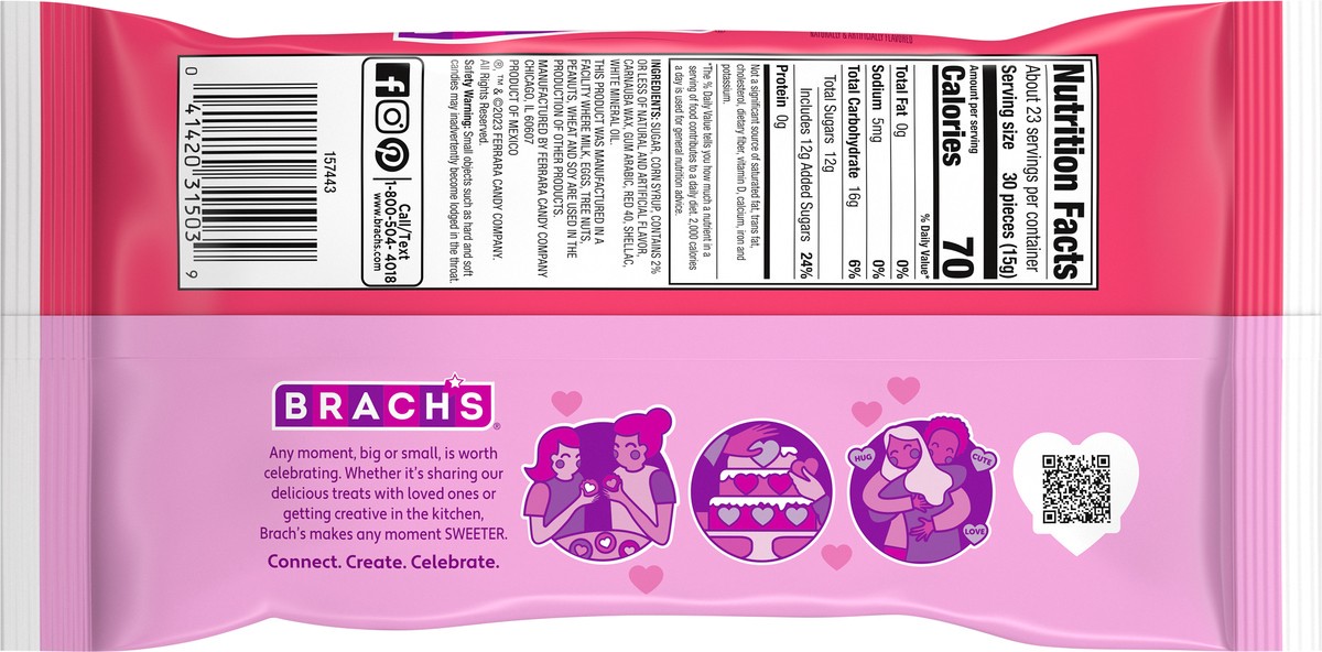 slide 5 of 9, Brach's Brach'S Cinnamon Imperial Hearts, 12 oz