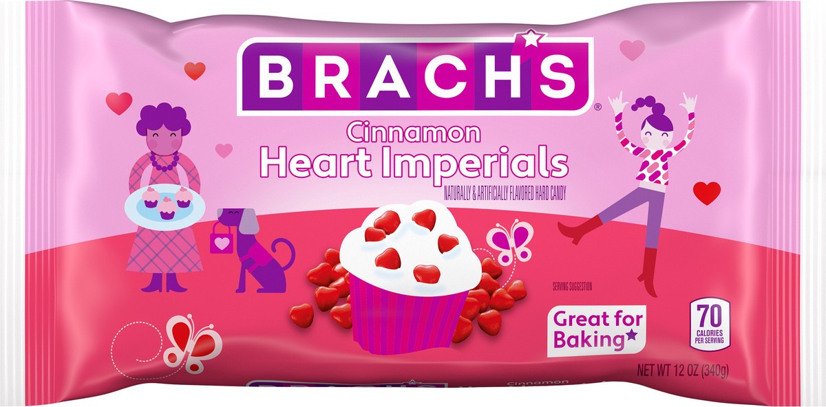 slide 6 of 9, Brach's Brach'S Cinnamon Imperial Hearts, 12 oz