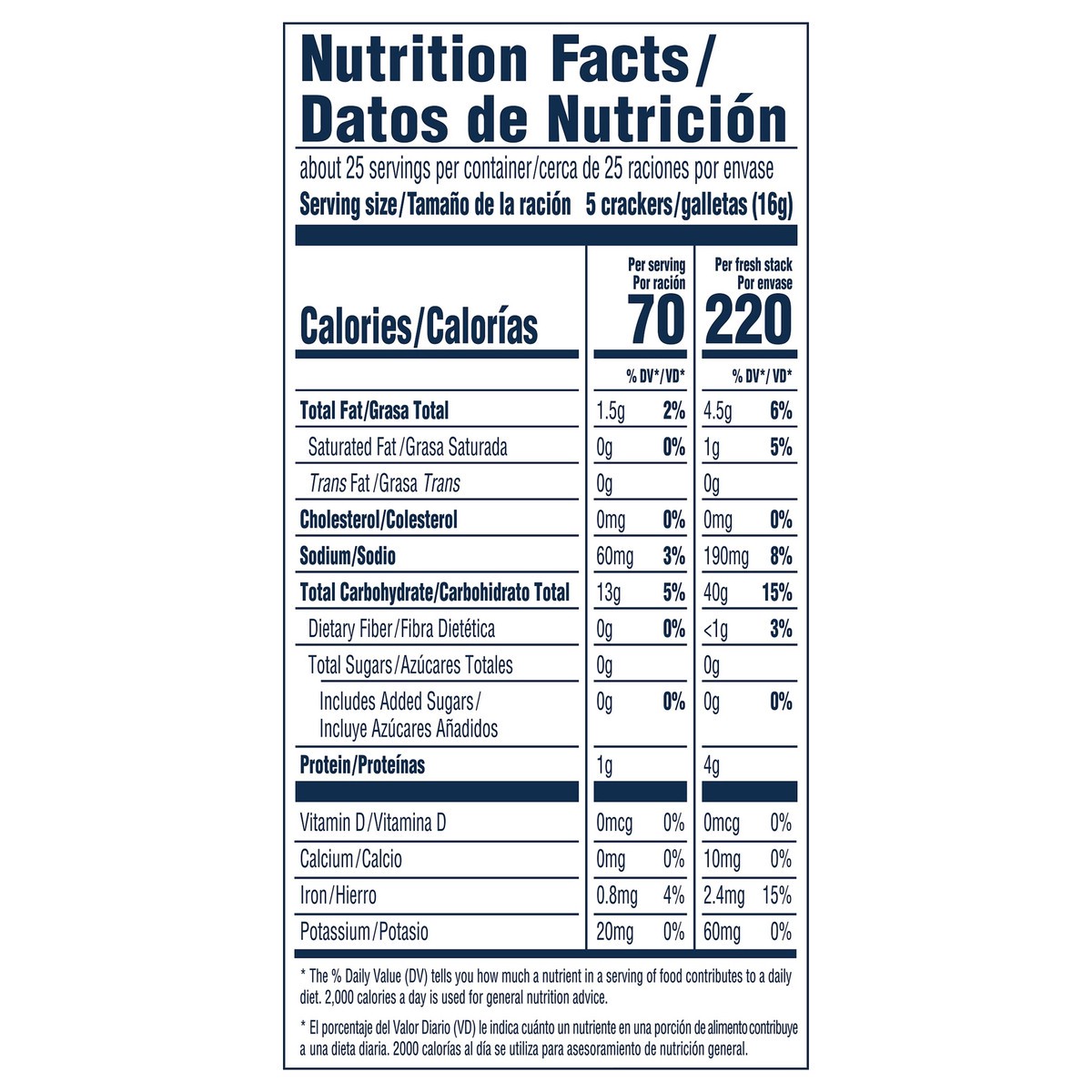slide 12 of 14, Premium Fresh Stacks Unsalted Tops Saltine Crackers, Travel Snacks, 14.2 oz (8 Multi Snack Packs), 14.2 oz