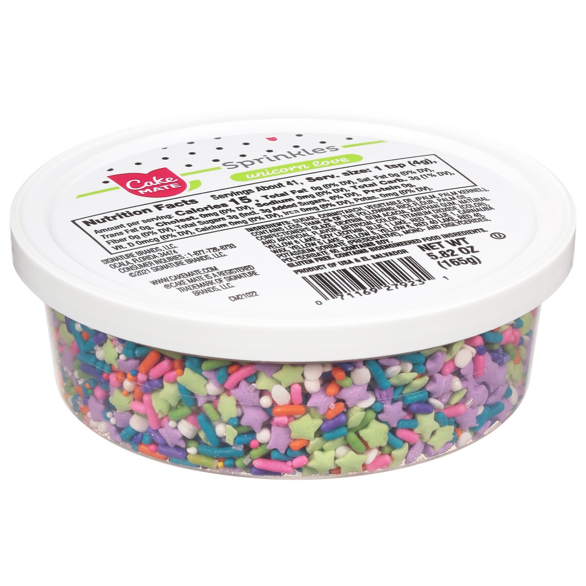 slide 8 of 12, Cake Mate Unicorn Love Sprinkles 5.82 oz, 5.82 oz