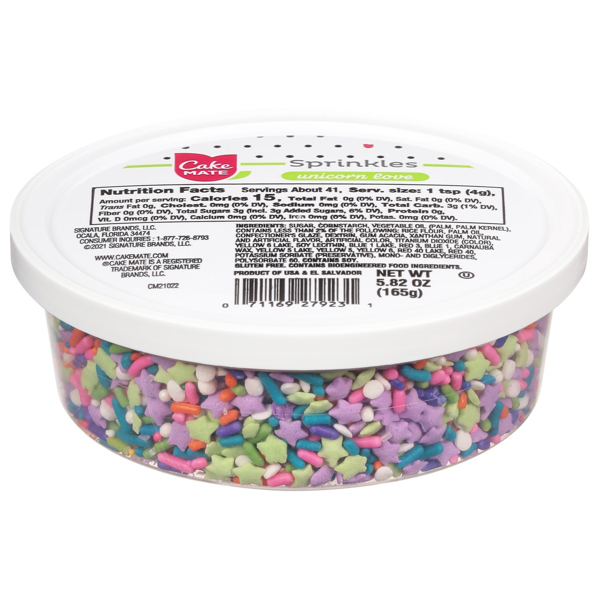 slide 1 of 12, Cake Mate Unicorn Love Sprinkles 5.82 oz, 5.82 oz