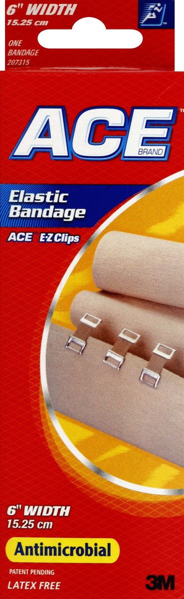 slide 5 of 6, Ace Advanced Antimicrobial Elastic Bandage 6 Inch Width, 1 ct