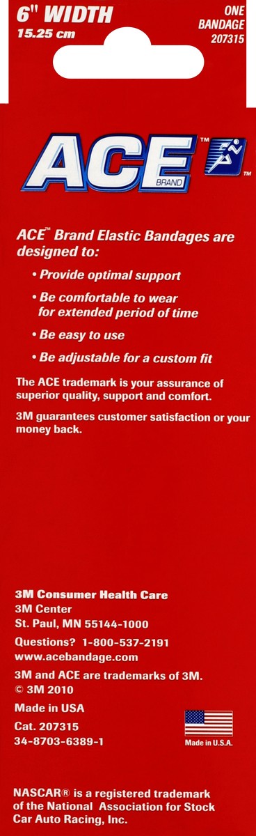 slide 6 of 6, Ace Advanced Antimicrobial Elastic Bandage 6 Inch Width, 1 ct