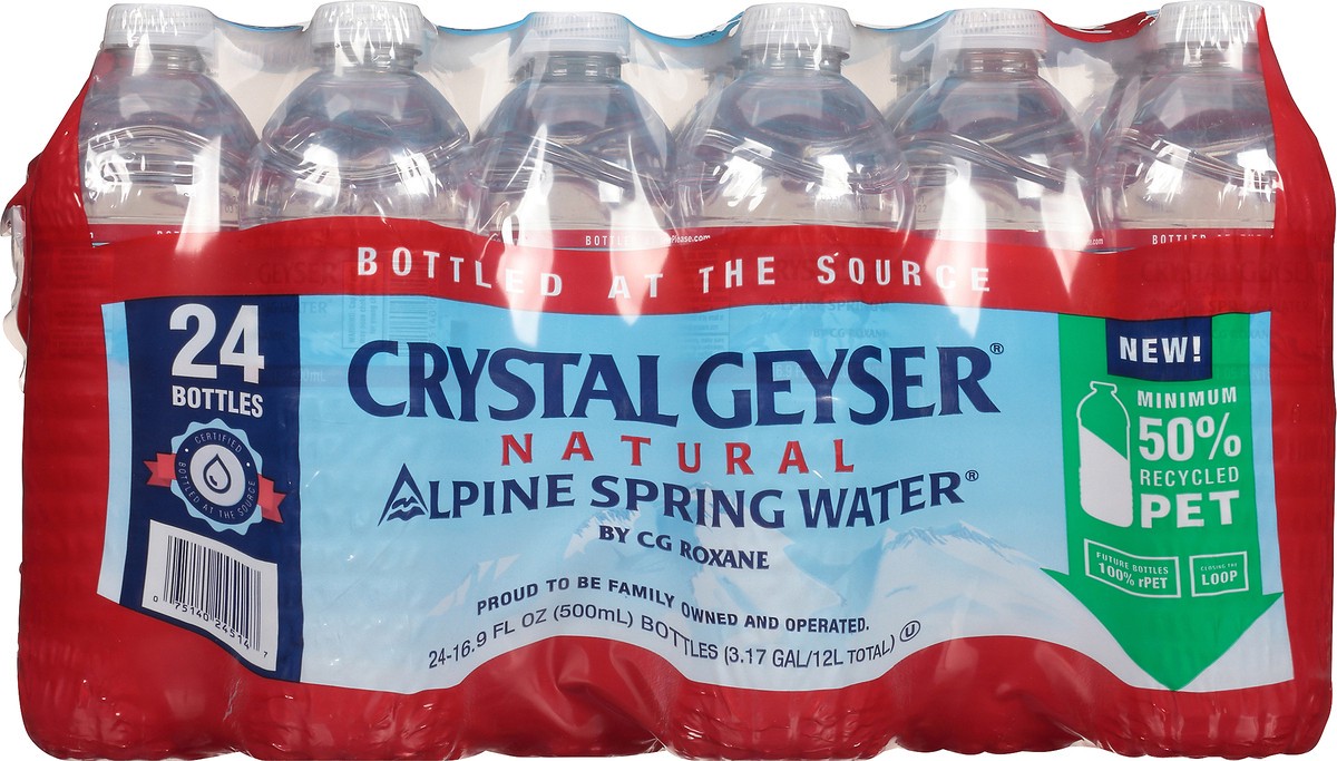 slide 3 of 11, Crystal Geyser Natural Alpine Spring Water 24 ea, 24 ct