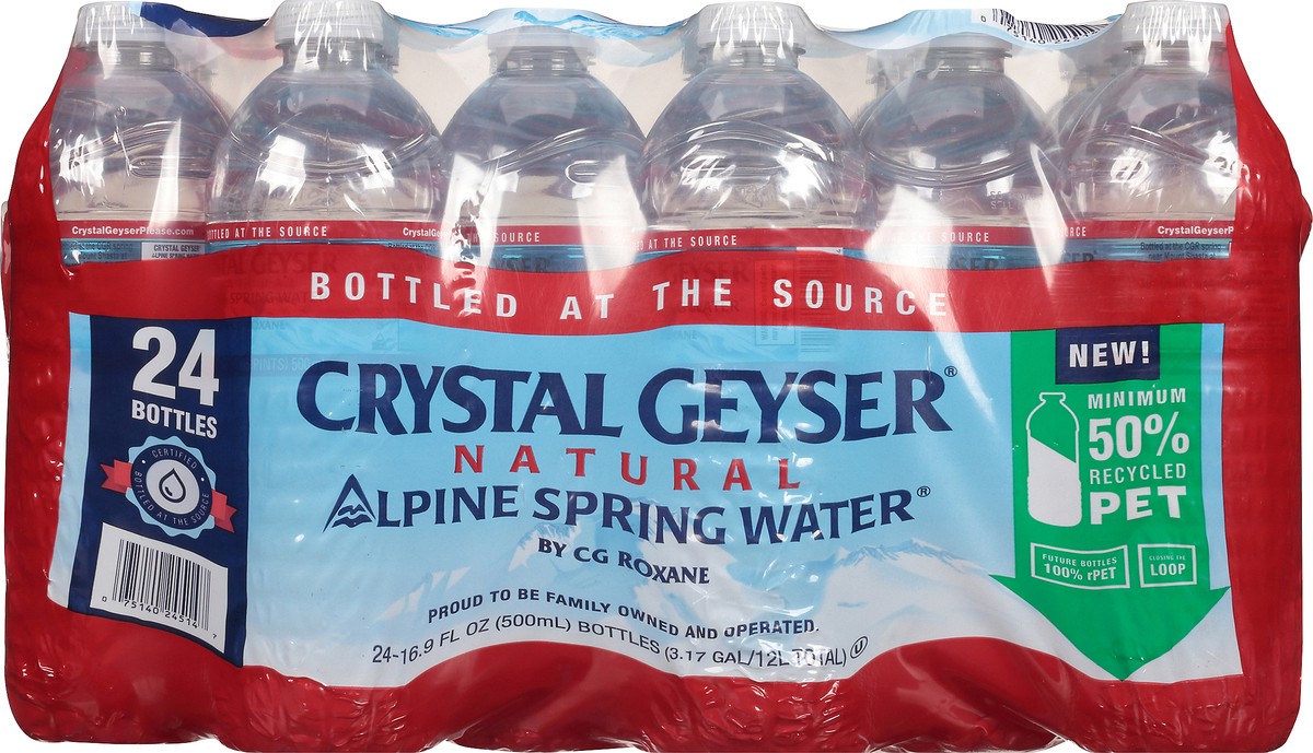 slide 1 of 11, Crystal Geyser Natural Alpine Spring Water - 24 ct, 24 ct