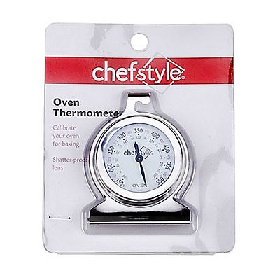 slide 1 of 1, chefstyle Stainless Steel Oven Thermometer, 1 ct