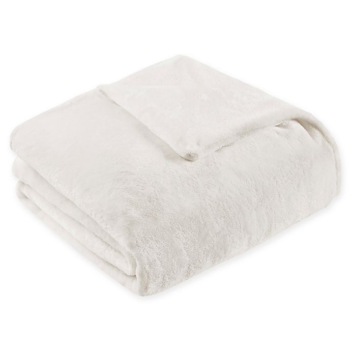 slide 1 of 8, Sleep Philosophy Plush Weighted Blanket - Ivory, 12 lb