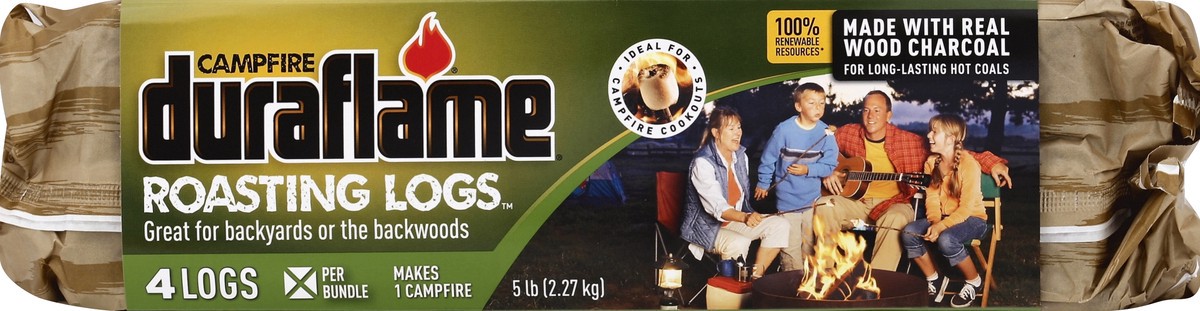 slide 4 of 4, Duraflame Campfire Roasting Logs, 5 lb