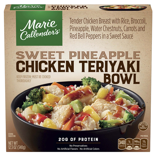 slide 1 of 1, Marie Callender's Chicken Teriyaki, 10 oz