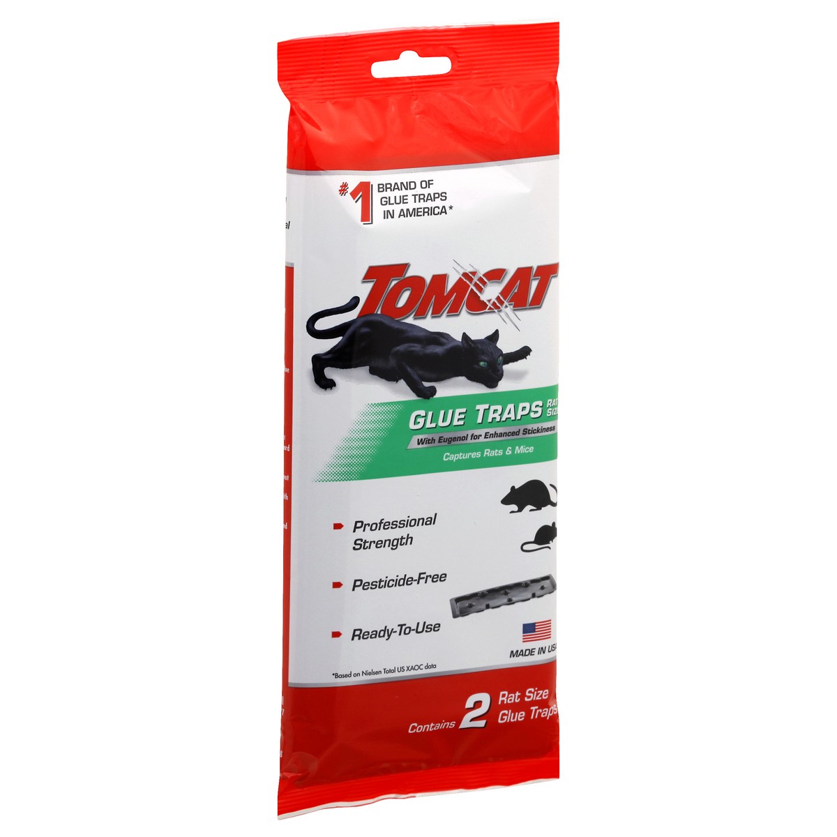 slide 6 of 9, Tomcat Rat Size Glue Traps 2 ea, 2 ct