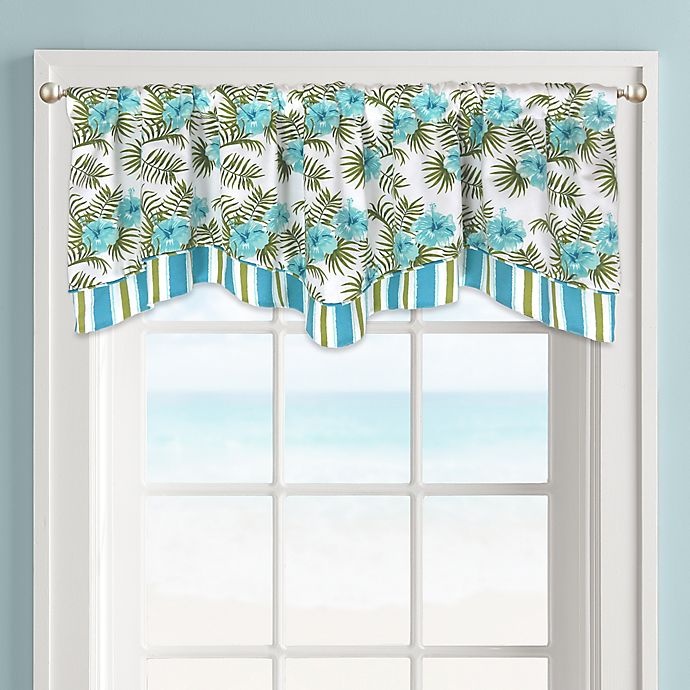 slide 1 of 2, Colordrift Tropicana Window Valance, 1 ct